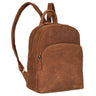 „Linnea“ Damen Rucksack Elegant Klein Vintage Leder Daypack City