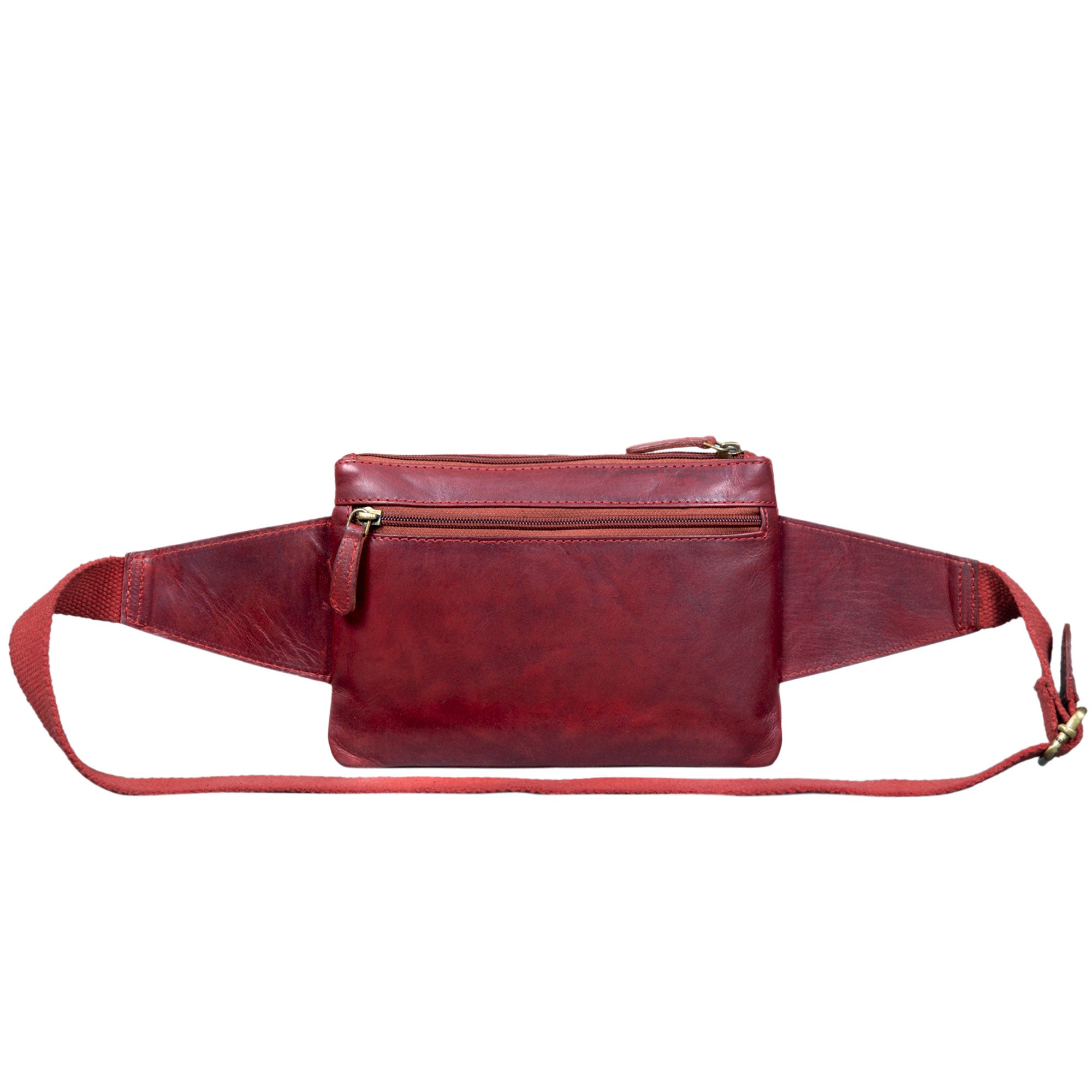 Vintage Bauchtasche Echt-Leder