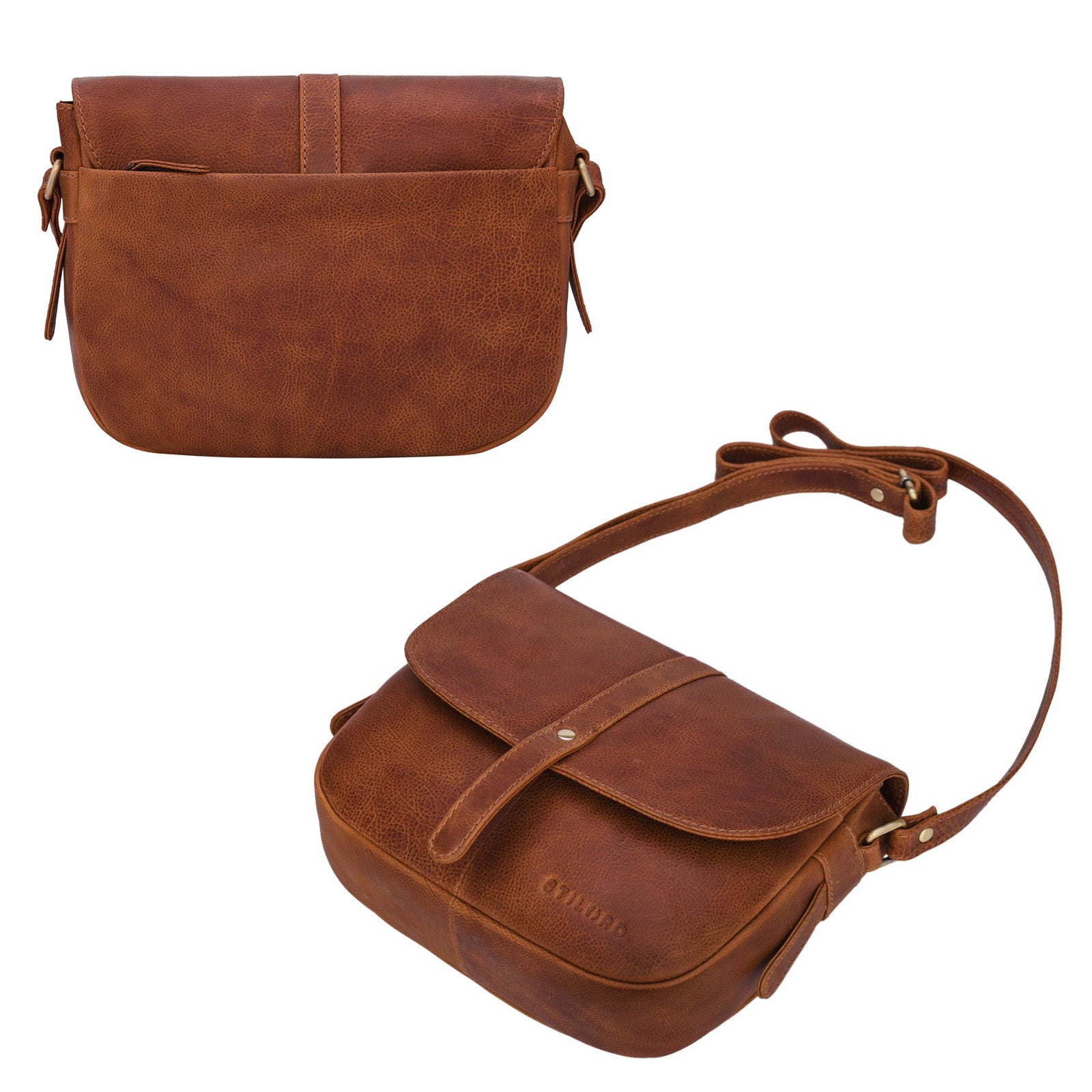 Leder Handtasche Damen braun