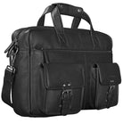 Rindsleder Tasche Schwarz