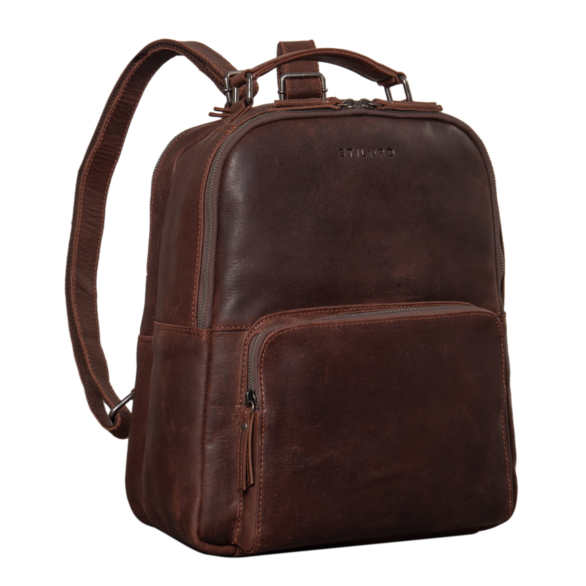 Rucksack Uni Leder braun