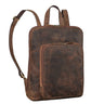Rucksack Damen Leder braun