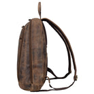 Damen Rucksack klassisch Leder braun