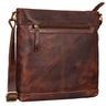 „Henrike“ Skuldertaske Dame Læder Lille Lodret Vintage Crossbody Taske