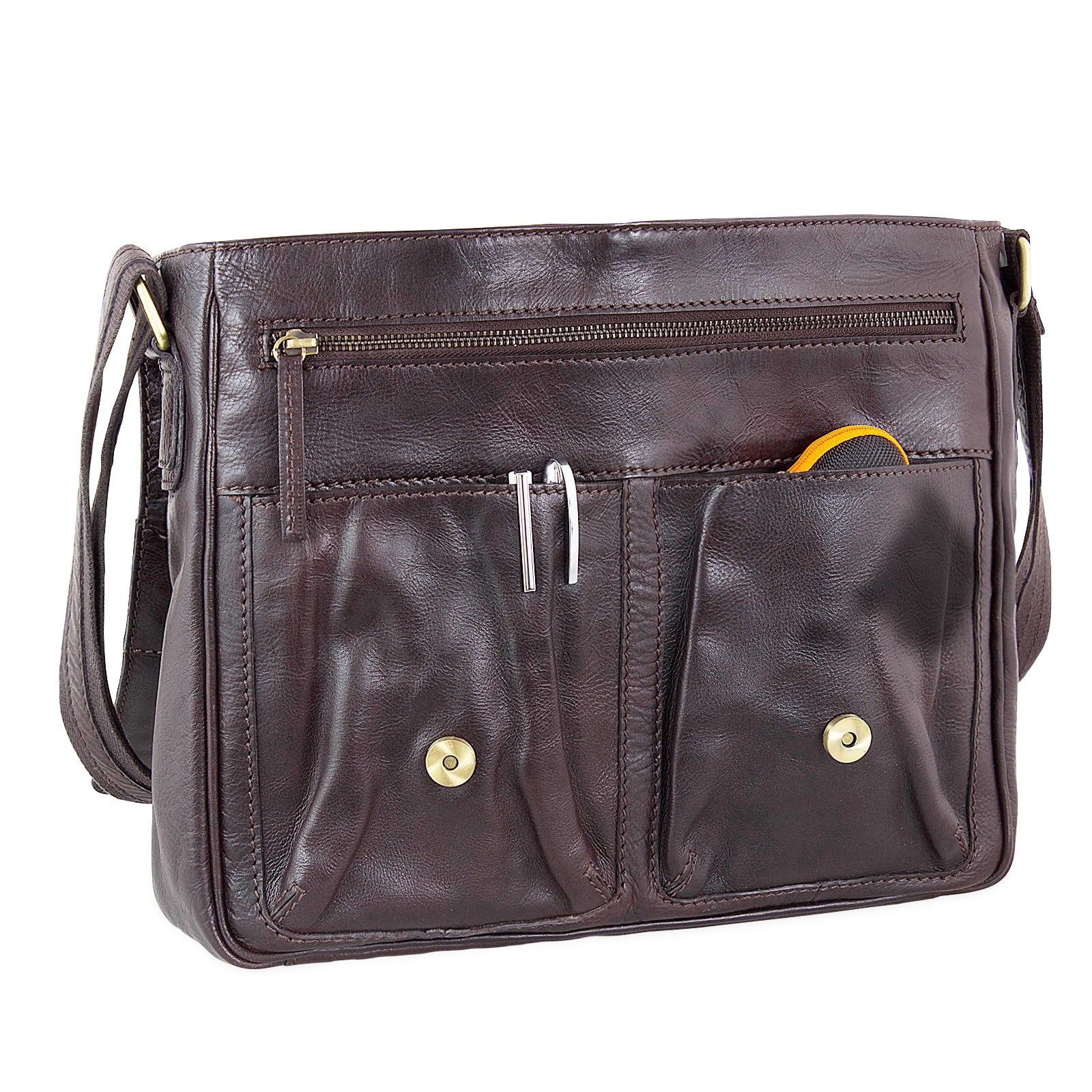 Crossbody Bag Leder XL