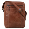 "Fox" Læder Herrentaske Vintage Messenger Taske Lille og Praktisk