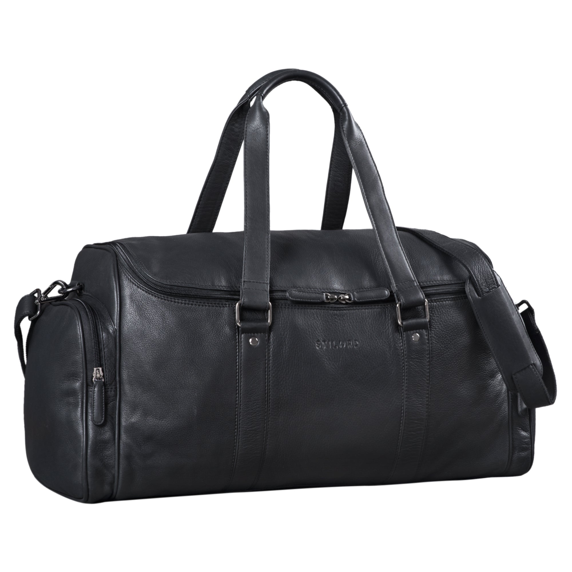Schwarze Reise Ledertasche Männer