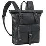 "Herakles" Premium Læder Rolltop Rygsæk 17" Laptop Stort Vintage