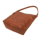 Leder Shopper Tasche braun