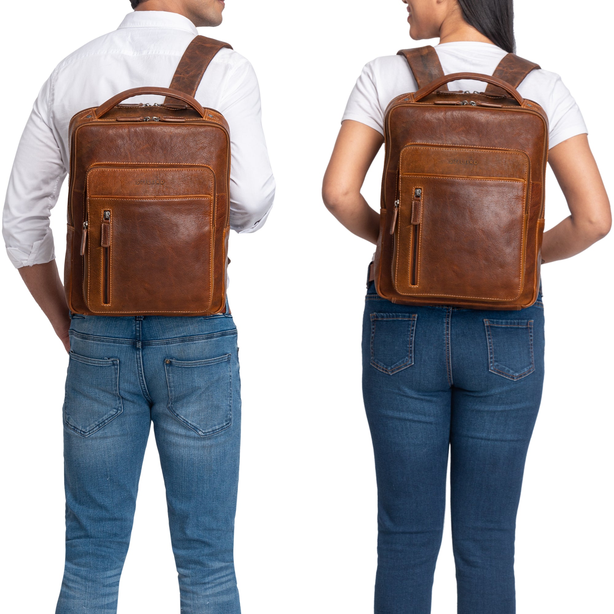 Travel Backpack Männer Frauen Braun