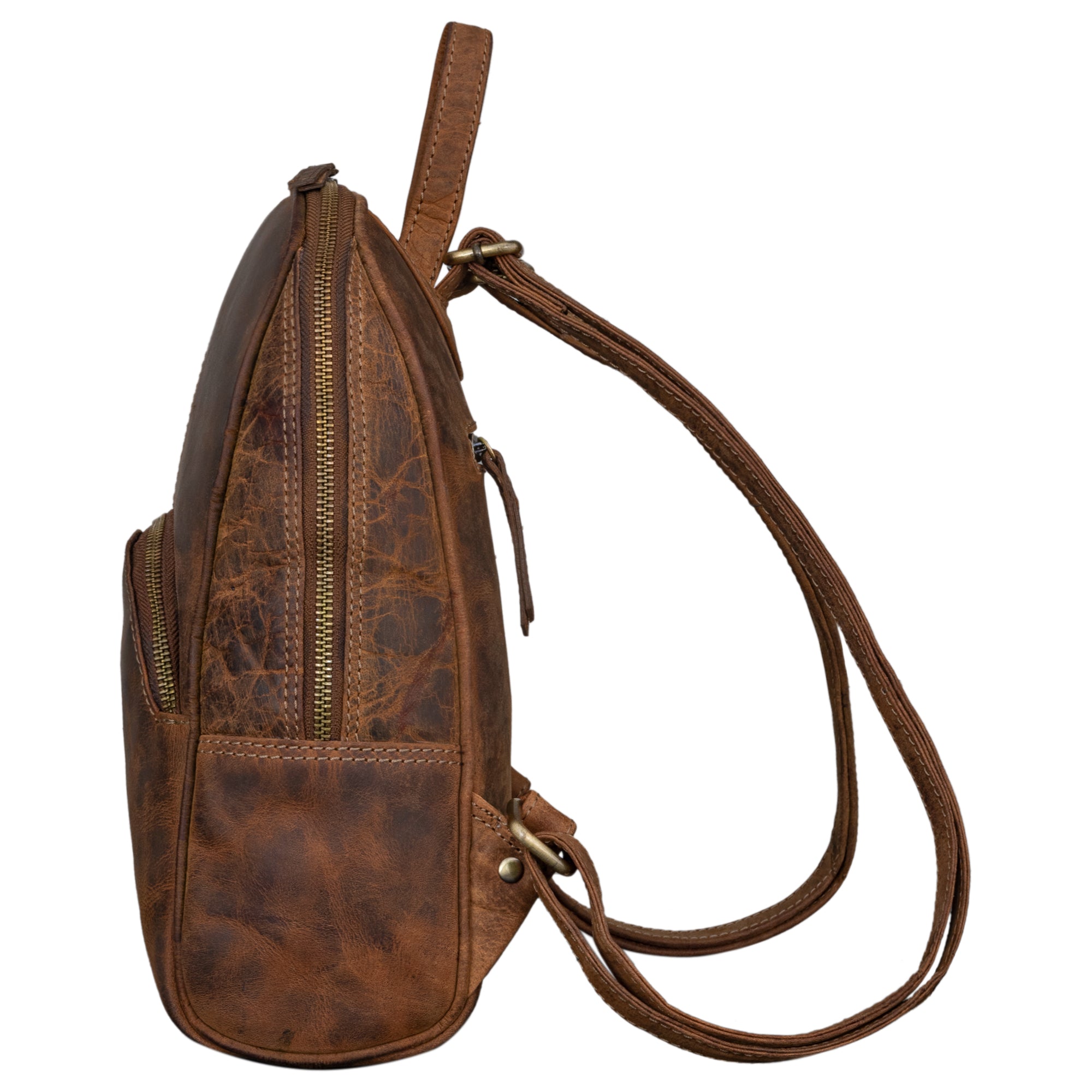 Eleganter Rauleder Rucksack