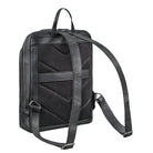 Rucksack Damen schwarz mit Trolleyhalterung