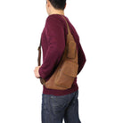 Brusttasche Leder Vintage