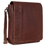 "Paul" Vintage Læder Skuldertaske til Herrer Hochformat Messenger Bag