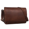 B-Stock "Tom" vintage skuldertaske i læder