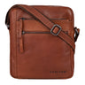 „Garcia“ Lille Skuldertaske Ægte Læder Brun Vintage Messenger Taske