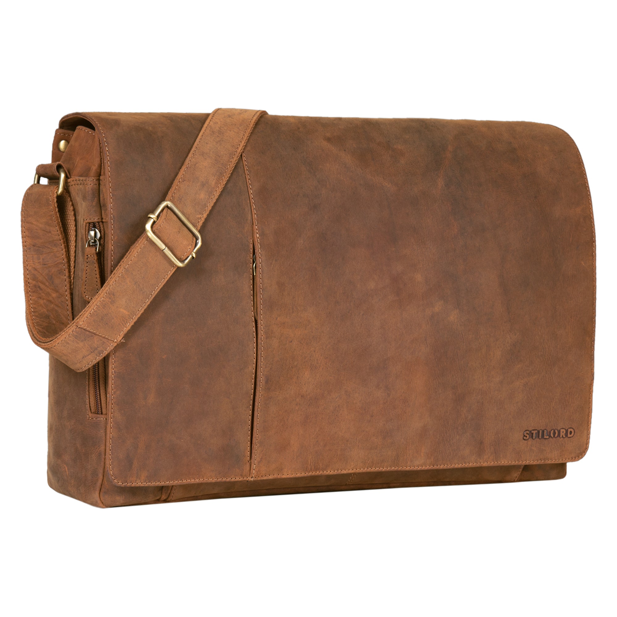 Elegante Schultertasche aus echtem Leder
