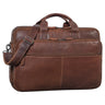 "Noan" Læder Aktetaske til Mænd Stor Business 15,6" Laptoptaske