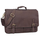 Ledertasche Umhängetasche Herren Vintage dunkelbraun