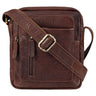 "Jamie" herretaske i læder skuldertaske lille