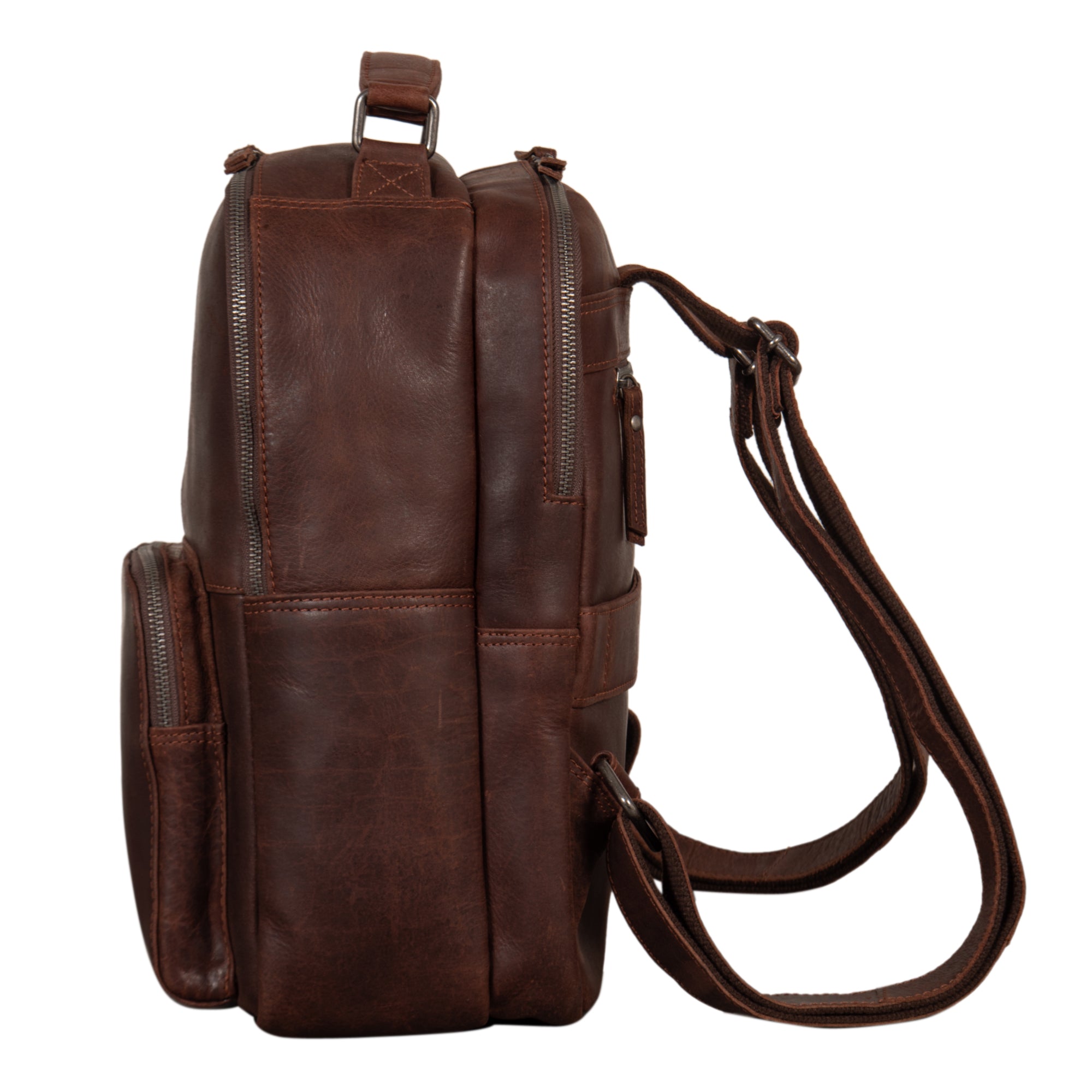 Arbeitsrucksack Echtleder Vintage