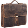 Aktenmappe Vintage Leder mit Griff