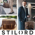 Bürotasche Groß Vintage