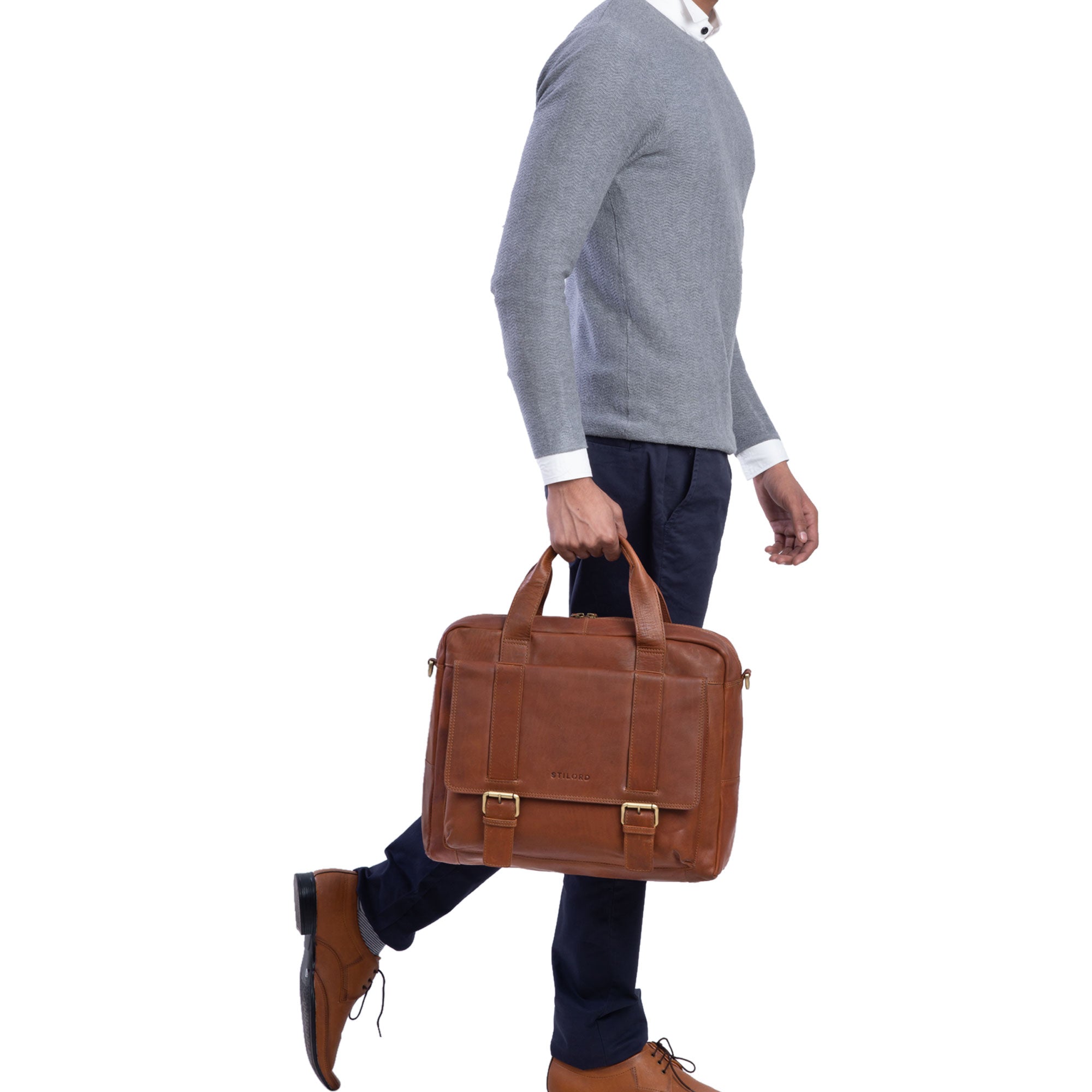 Vintage Arbeitstasche Leder Männer