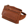"Atlanta" vintage bum bag ægte læder