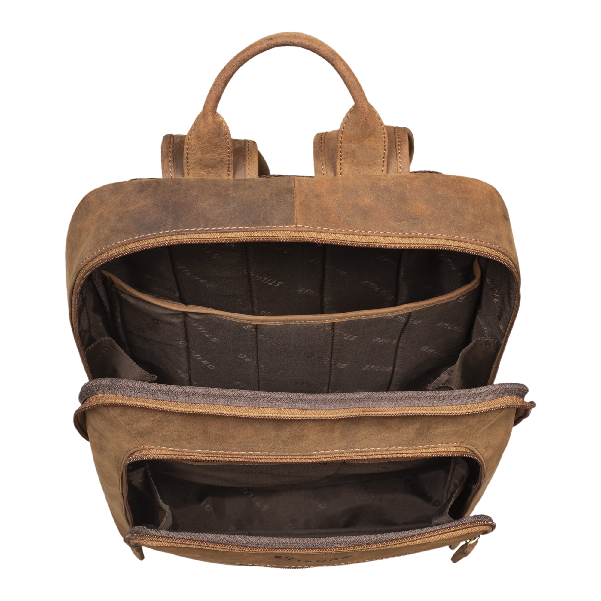 Rucksack Vintage Leder groß