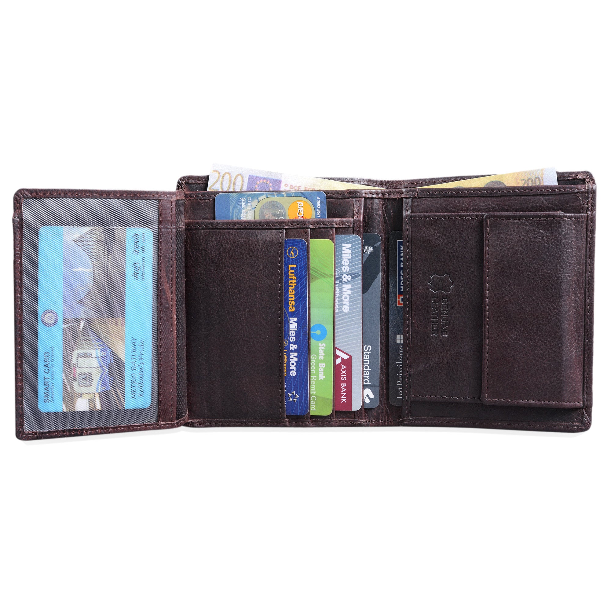 Geschenkschachtel Leder Geldbörse