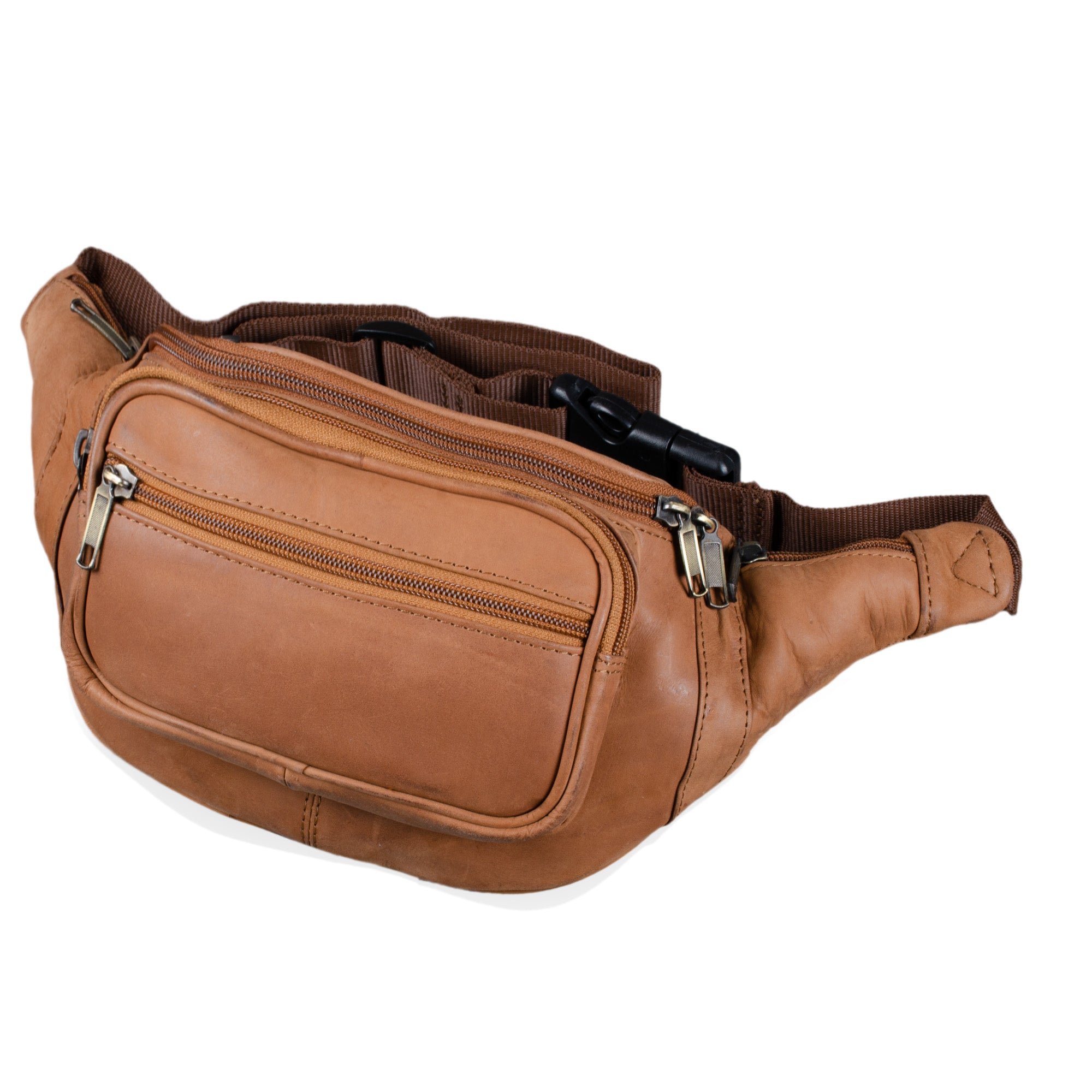 Vintage Gürteltasche Leder braun