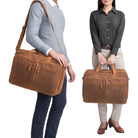 Ledertasche Umhängetasche Frauen braun