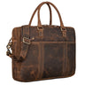 "Drake" Stor Læder Business Taske – XL Vintage Dokumenttaske