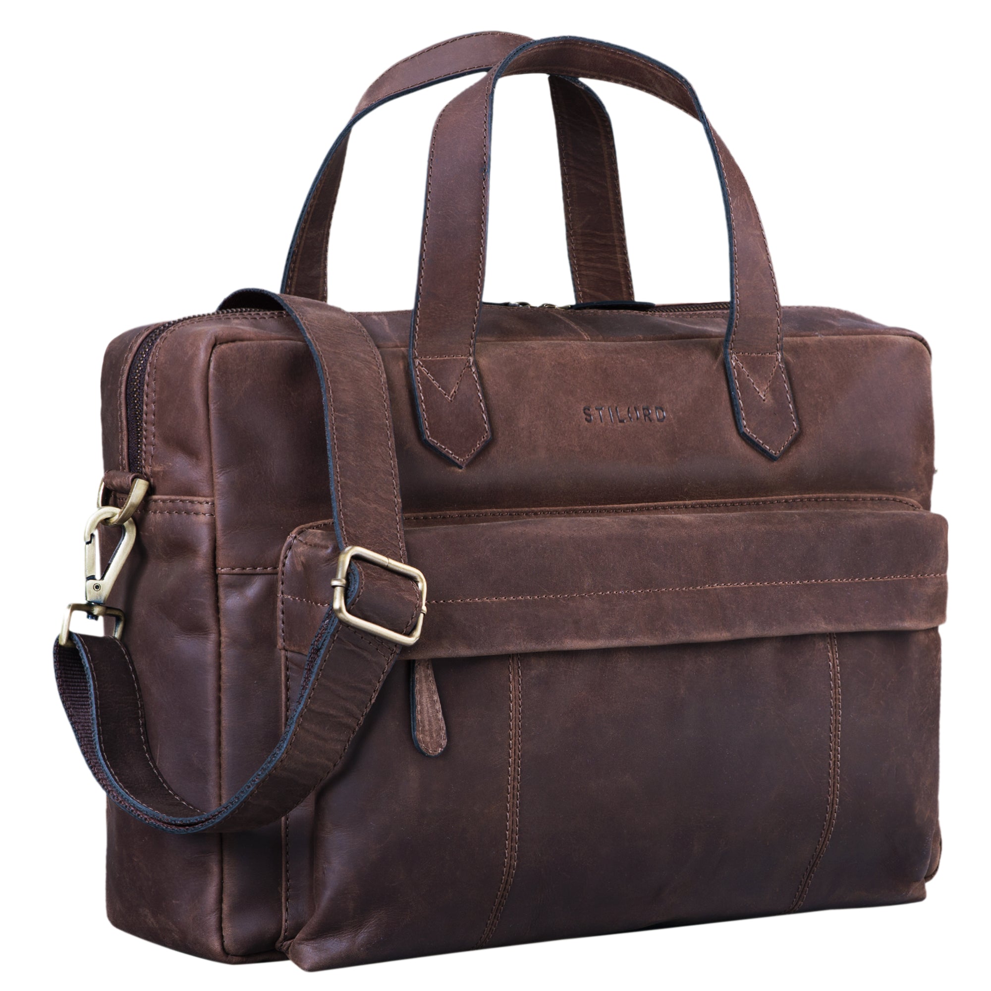 Vintage Aktentasche Herren Leder XL