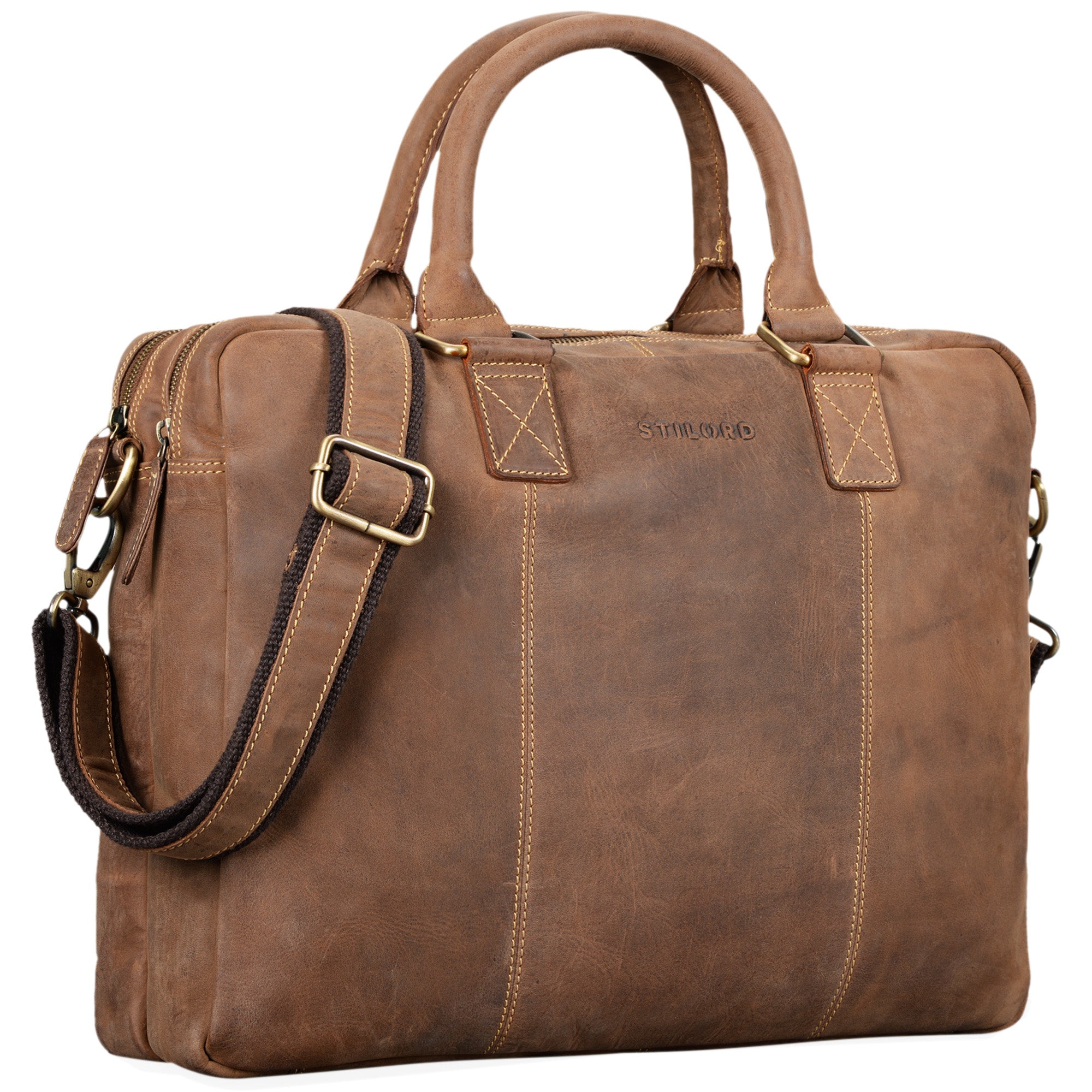 Business Ledertasche Vintage Design