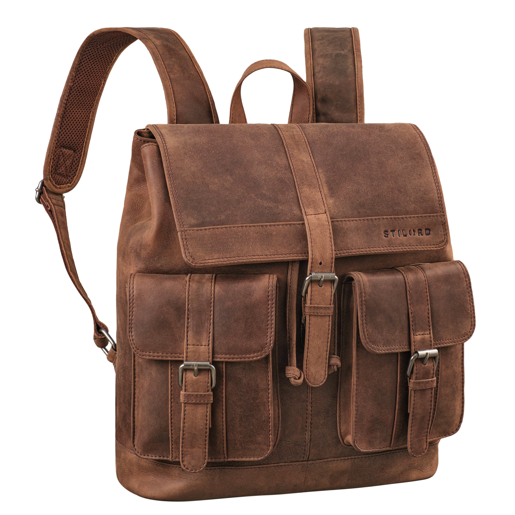 Vintage Lederrucksack für Herren und Damen