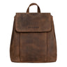 "Fiona" Læder Rygsæk Dame – Lille Vintage Daypack til Byen