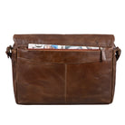 Retro Ledertasche Herren braun