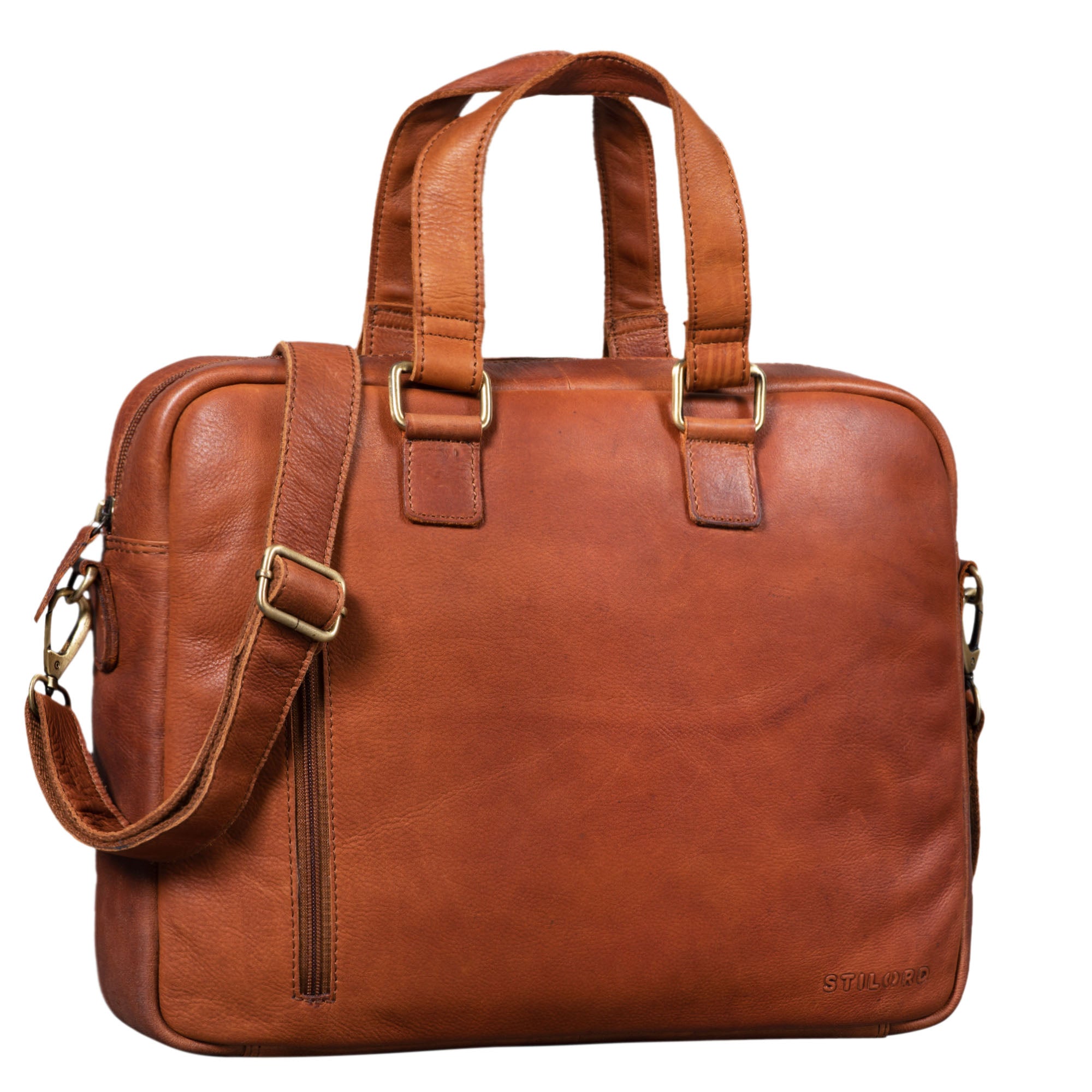 Business Ledertasche Herren Vintage braun