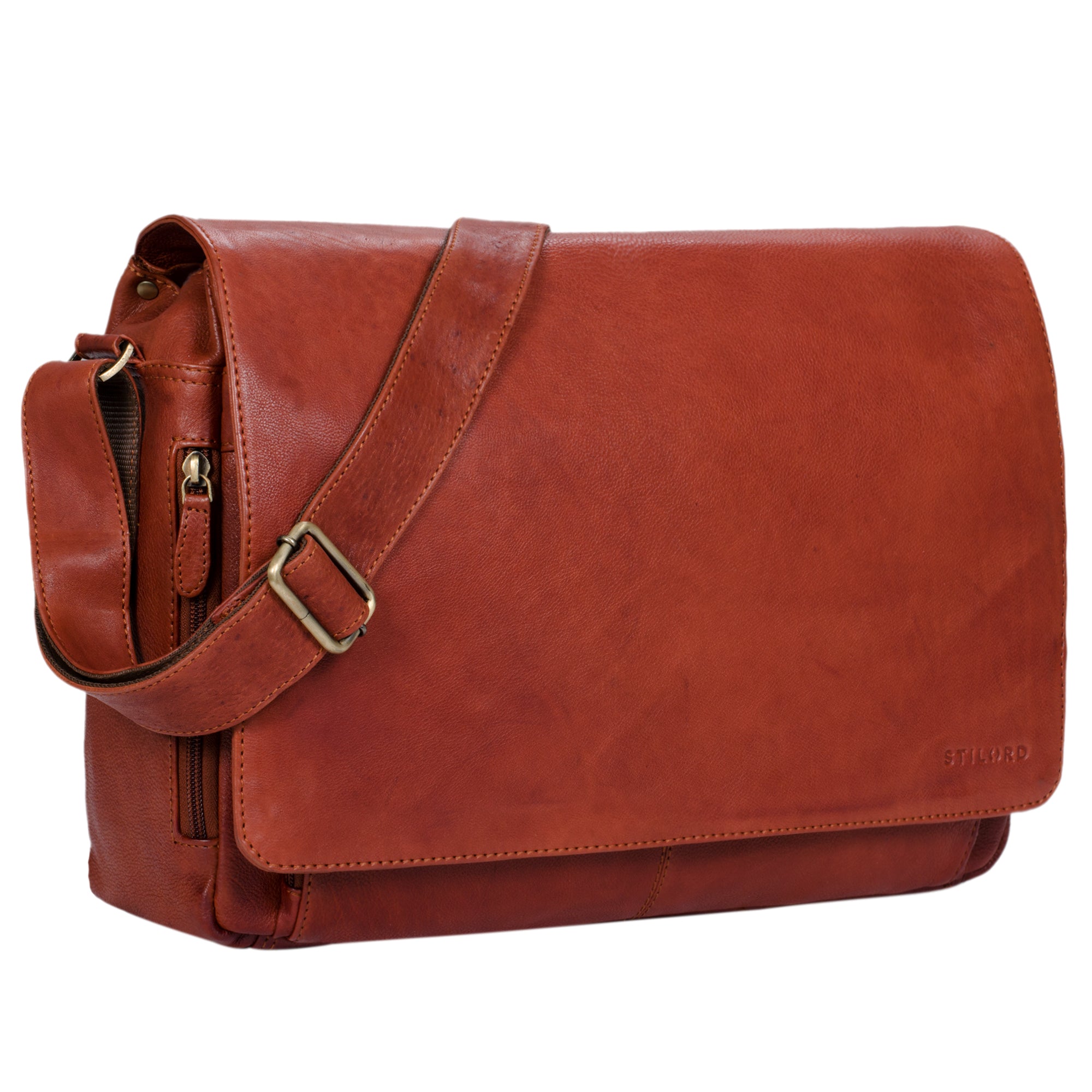 Leder Umhängetasche Vintage braun