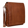 "Paul" Vintage Læder Skuldertaske til Herrer Hochformat Messenger Bag