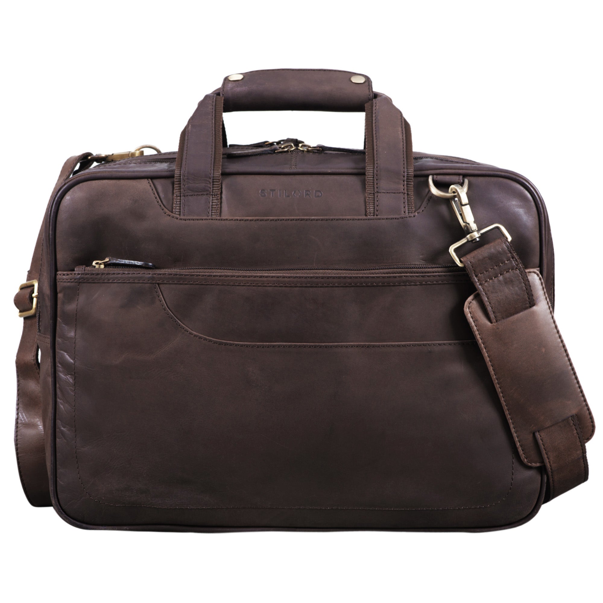 Große Ledertasche für Lehrer