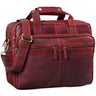 Vintage Lehrertasche Leder rot