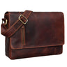 B-Stock "Davis" Messenger-taske i læder 13 tommer