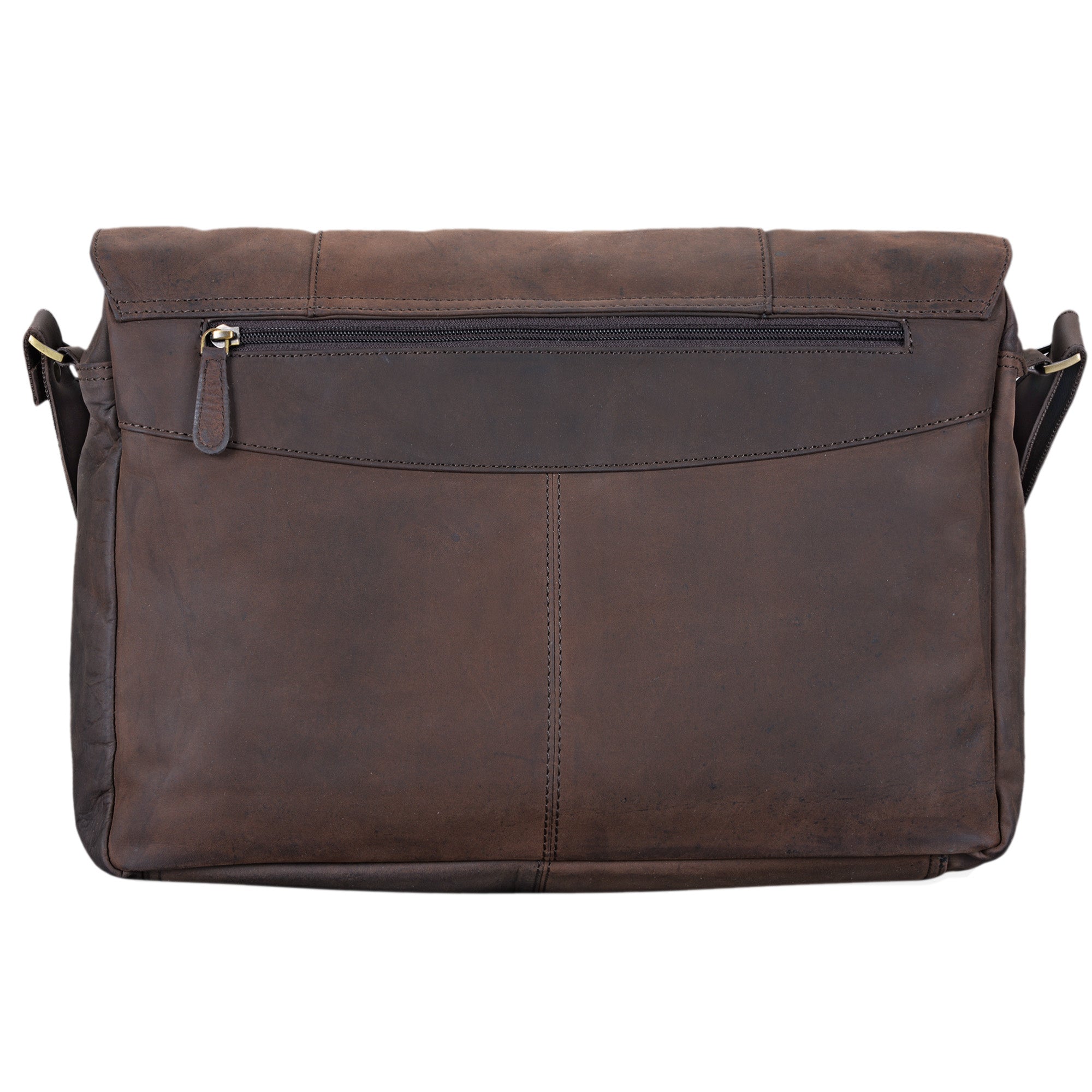 Messenger Bag Leder dunkelbraun
