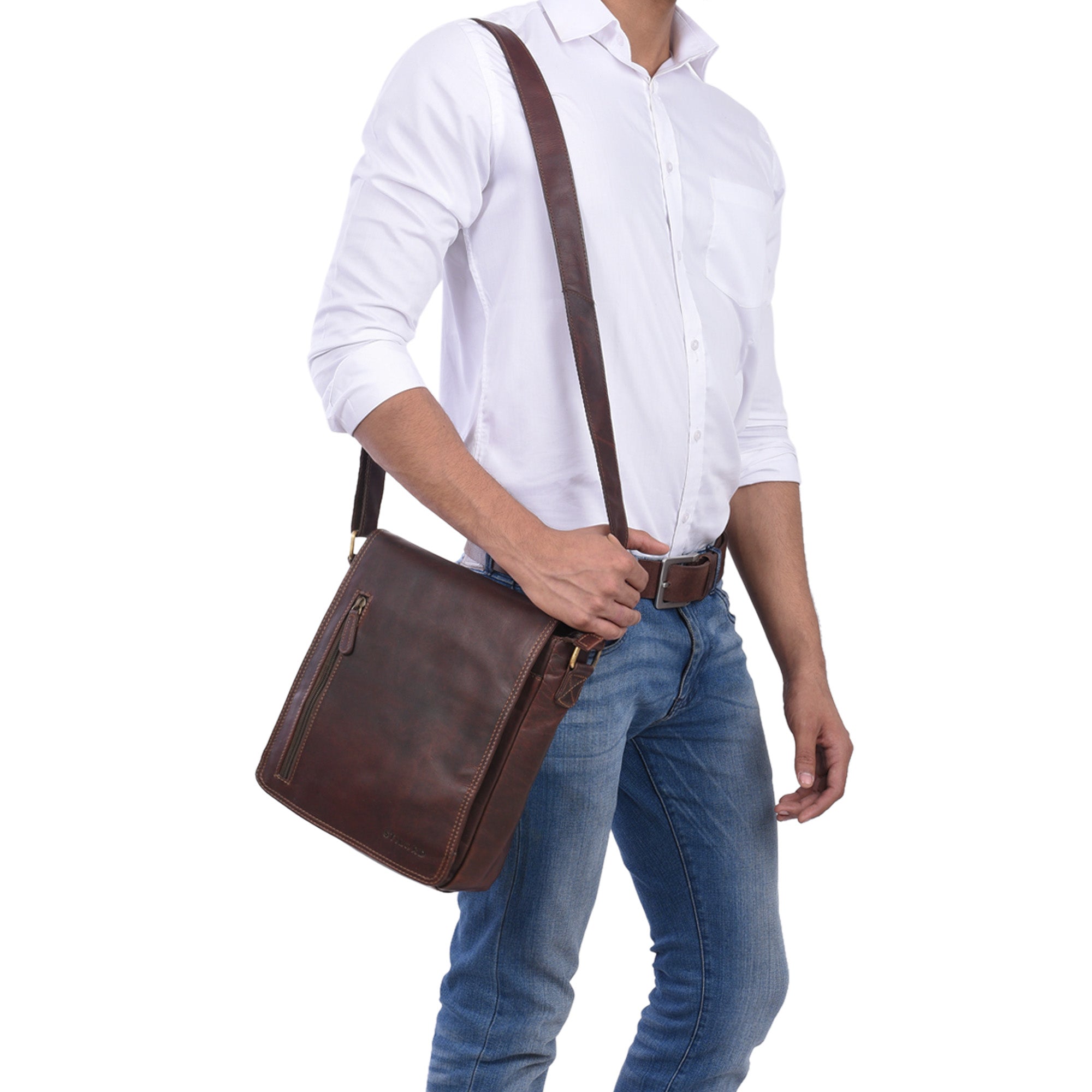 Messenger Bag Leder Herren