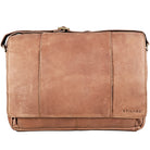 Herren Umhängetasche Leder cognac-hellbraun