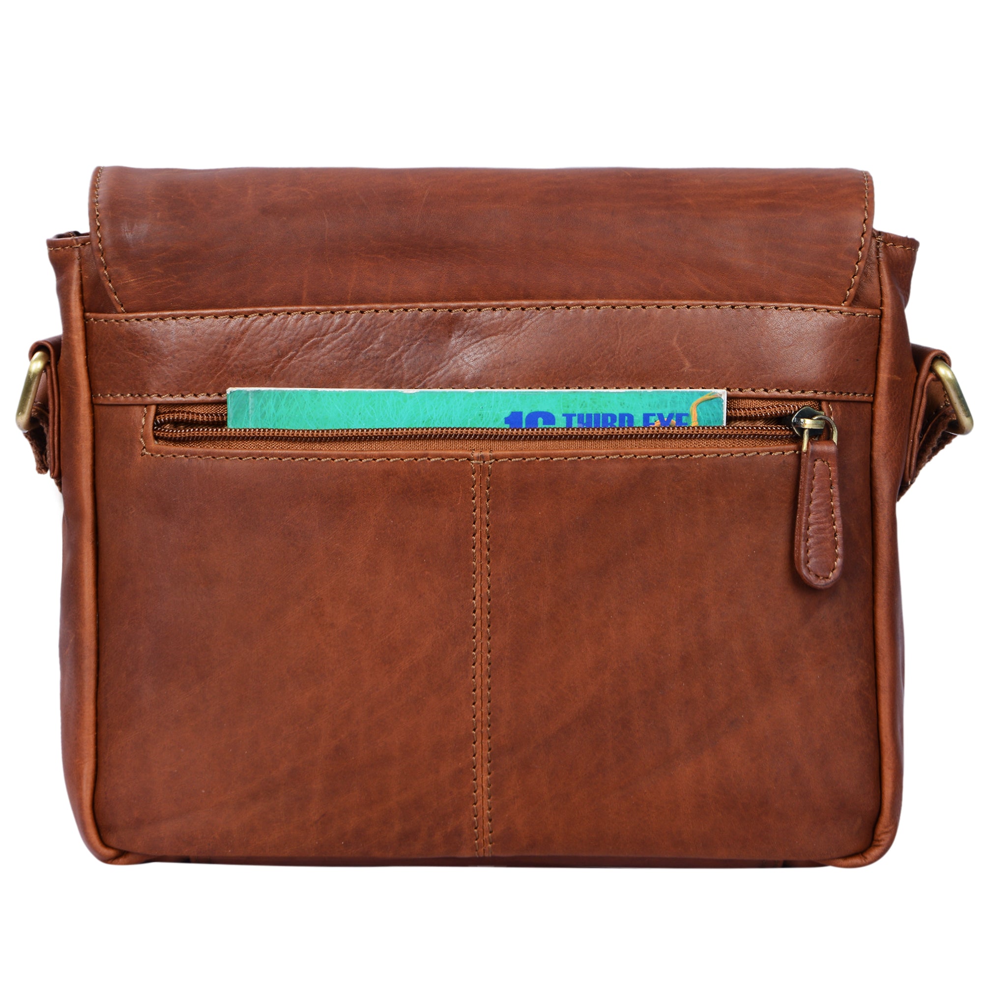 Vintage Umhängetasche Herren klein Leder