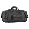 Schwarze Weekender Tasche Damen Leder